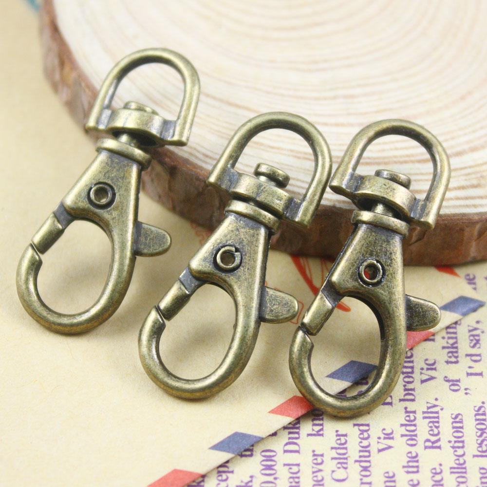 Creative Small Keychain Vintage Bronze Keyring Men's Hanging Buckle All Metal