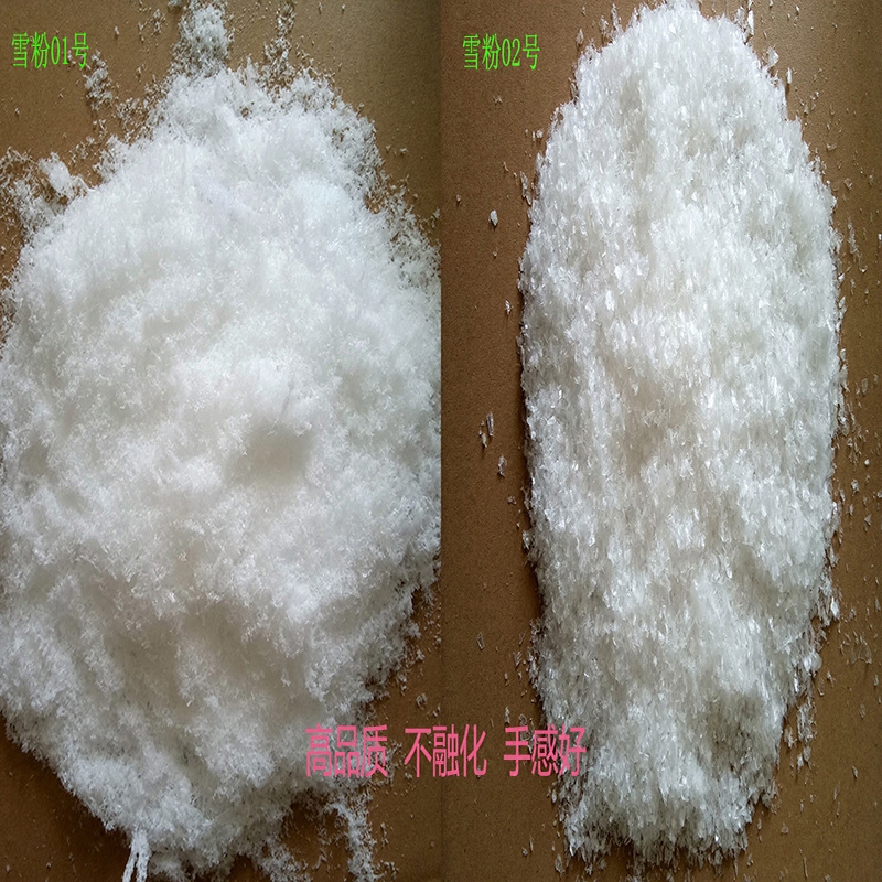 High quality artificial dry snow powder simulated snow flower Christmas decoration window scene layout