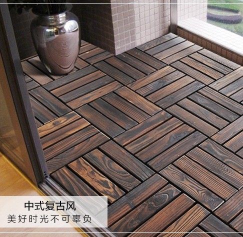 Usd 6 47 Anti Corrosion Wood Flooring Outdoor Terrace Carbonized