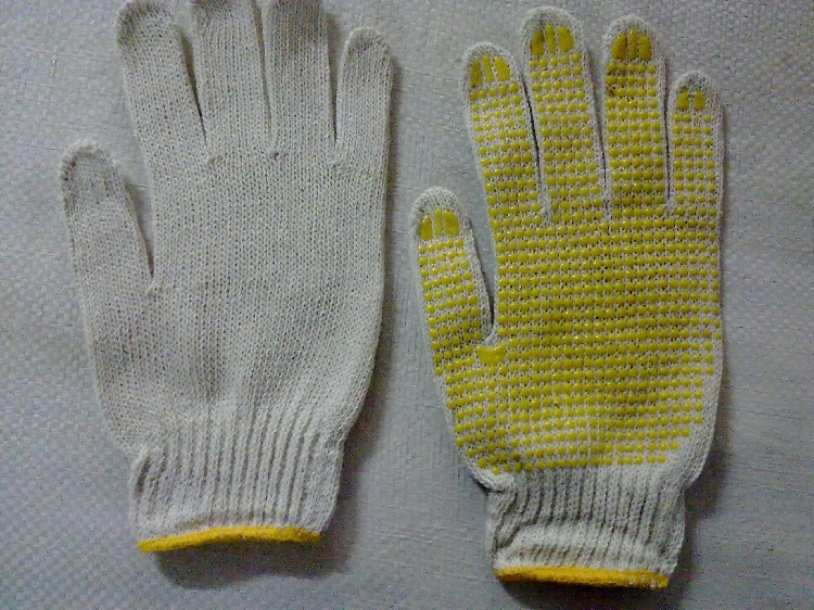 Thickening Point Glue Yarn Gloves Anti Slip Gloves Lalabor Gloves Work Gloves Homework Yarn Gloves