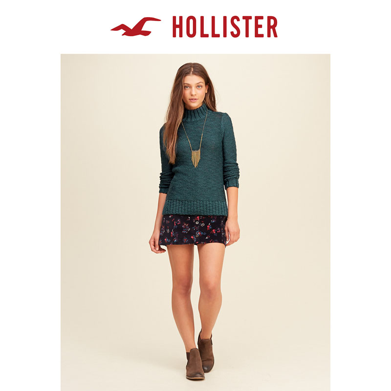 Hollister 织纹企领针织衫 女 112282