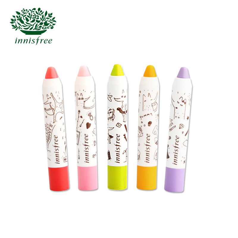 innisfree/悦诗风吟变色炫彩蜡笔润唇膏口红滋润保湿 正品