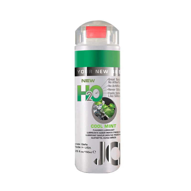 美国JO润滑剂 H2O水溶性果味润滑液性用品150ml 可食用薄荷味yd