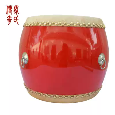 Mars Legend 10-inch war drum red drum head layer cowhide high war drum wooden drum body red drum surface diameter of about 33