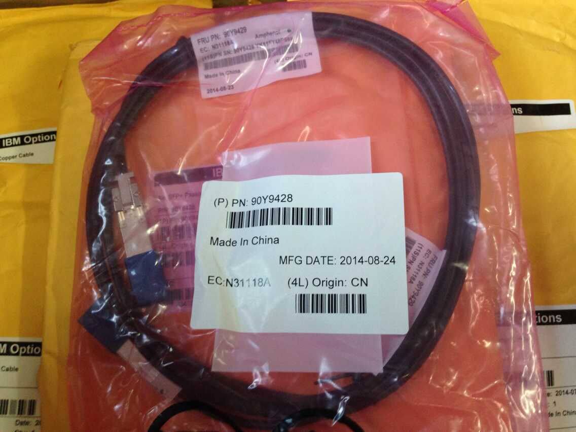 New original plant original package IBM 90Y9430 90Y9428 3m 10Gb Passive Copper Cable