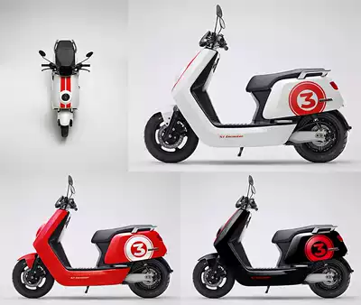 Calf electric car sticker N1S body color change sticker creative pull flower personality decoration modification film digital replaceable