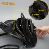 Рюкзак, небольшая сумка для отдыха, из натуральной кожи, 2018, анти-кража