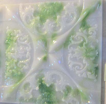 Resin brick TV sofa background wall brick jade background brick European stereo living room hall front desk KTV