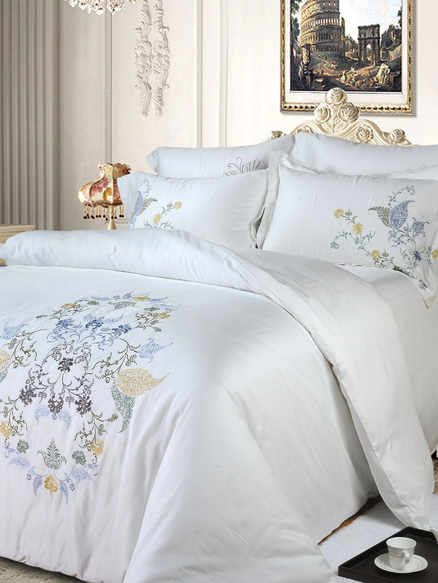 ROYALROSE 安德丽娜系列绣花全棉四件套（1.8米床）