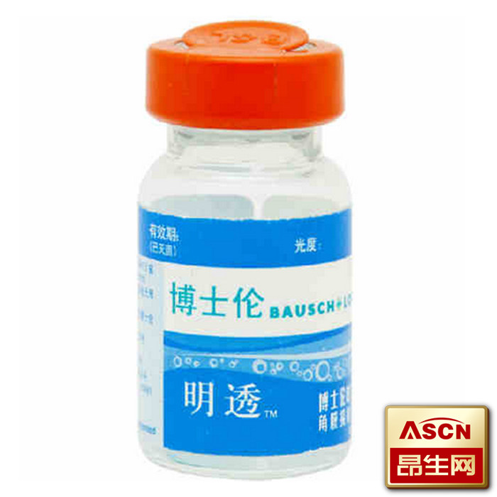 2送4】博士伦隐形眼镜年抛舒适薄 高透氧高清舒适1片装 TF