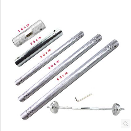 Dumbbell connecting rod dumbbell to barbell connector extension 30cm 40cm 50 60 dumbbell rod set free shipping