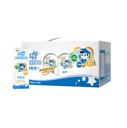 蒙牛 未来星儿童成长牛奶（佳智型）190ml×12盒新老包装随机发货