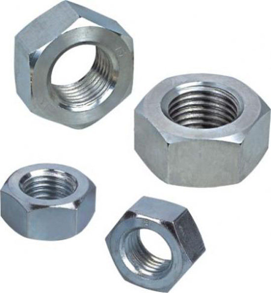 GB52 Galvanized hexagon fine tooth thick nut Fine tooth thick nut M12M14M16M18M20M22M24*1 5