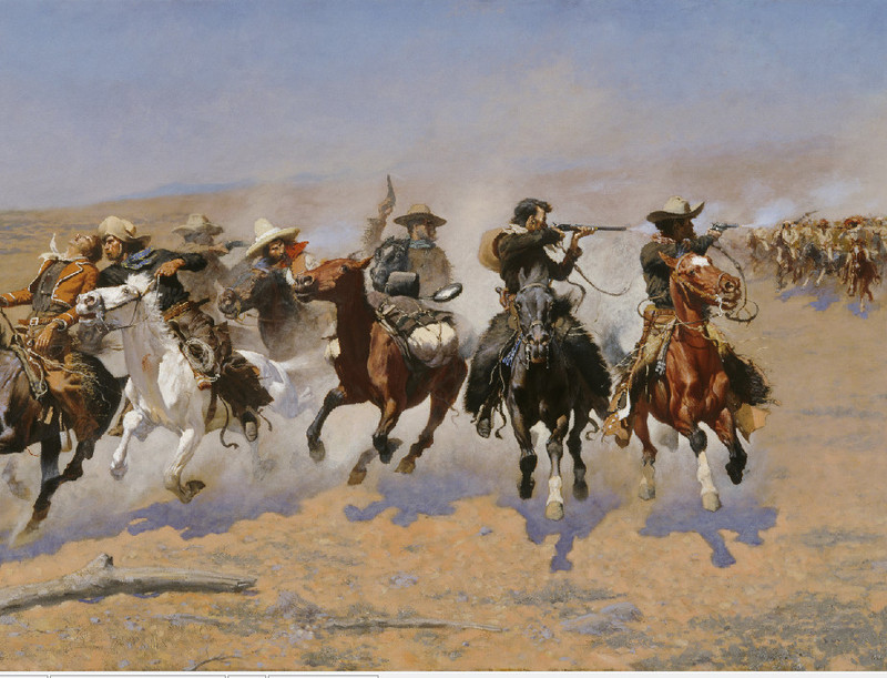 T742【United States】Frederic Remington Painting Gallery