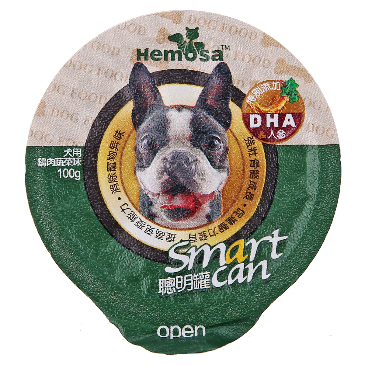波奇网 宠物狗零食 狗湿粮 黑沙狗罐头 鸡肉蔬菜100g鲜封包