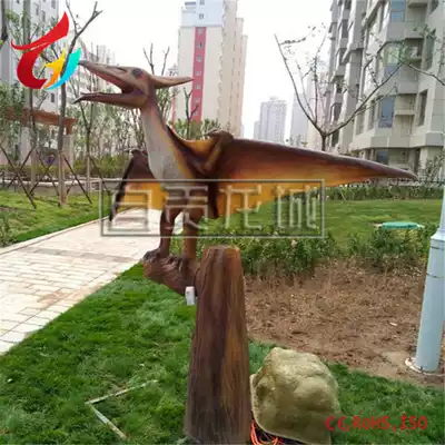 Simulation of large electric pterodactyl can be called movable high simulation dinosaur animal model toy outdoor park exhibits