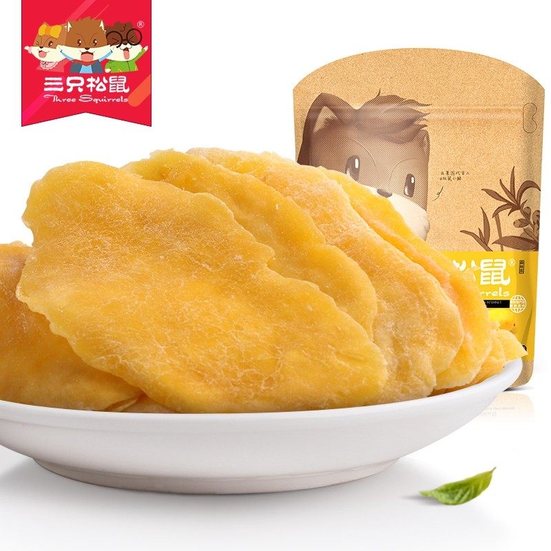 【天猫超市】三只松鼠 芒果干116g零食蜜饯果脯水果干菲律宾风味