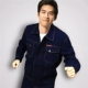 Quần yếm mùa thu và mùa đông phù hợp với nam giới và phụ nữ hàn bảo hiểm lao động quần áo dài tay denim