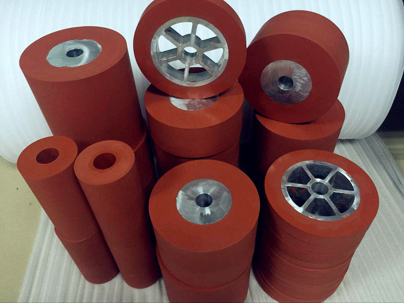 Hot stamping silicone wheel High temperature rubber wheel Rubber wheel Photo frame line Hot stamping special wheel Hot stamping rubber head factory direct sales