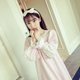 TQ siêu đẹp waff cotton thêu tay ren đồ ngủ nhà phục vụ phụ nữ mùa xuân và mùa hè váy ngủ váy ấm áp cho mùa đông Đêm đầm