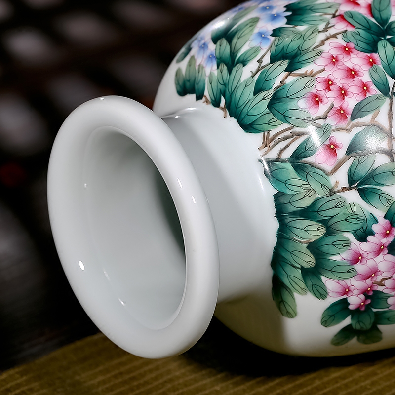The Master of jingdezhen ceramics hand - made pastel sabingga sukdun dergici jimbi vases, flower arranging rich ancient frame sitting room porch place