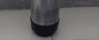 6 8L carbon fiber bottle high-pressure carbon fiber cylinder protection bottle base with standing gas cylinder protective sleeve