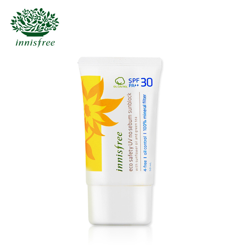 innisfree/悦诗风吟自然关爱控油防晒霜SPF30妆前乳 平衡控油防晒