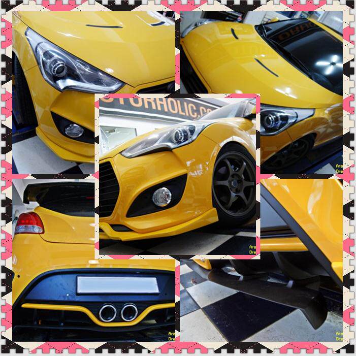 ★Hyundai Feisi surround★Repair recommended NEFD carbon fiber modification surround front and rear front spade