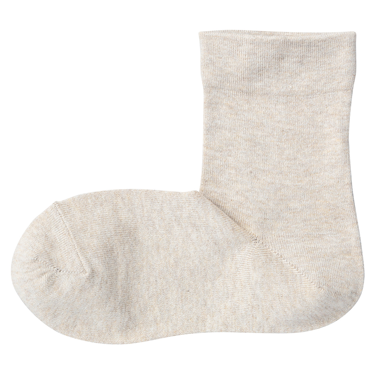 无印良品 MUJI 棉混袜口宽松皮筋直角袜