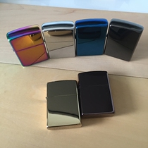 ZORRO ZORRO Metal PURE COPPER BRASS SHELL WHITE STEEL LINER Kerosene LIGHTER 902 Glossy Ice MACHINE Matte