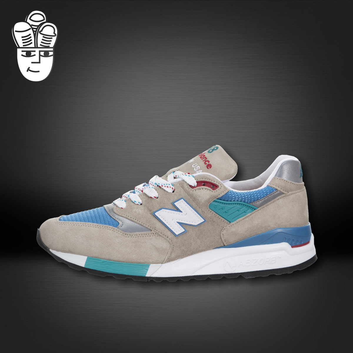 New Balance 998 美产限量 男子复古跑鞋 总统慢跑鞋 运动休闲鞋
