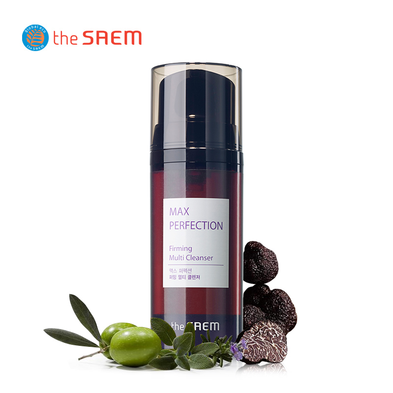 The Saem/得鲜弹力二合一洁面啫喱110g深层清洁清爽控油保湿韩国