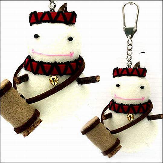 台湾官网直邮进口【iSFun】雪藏印地安造形钥匙圈