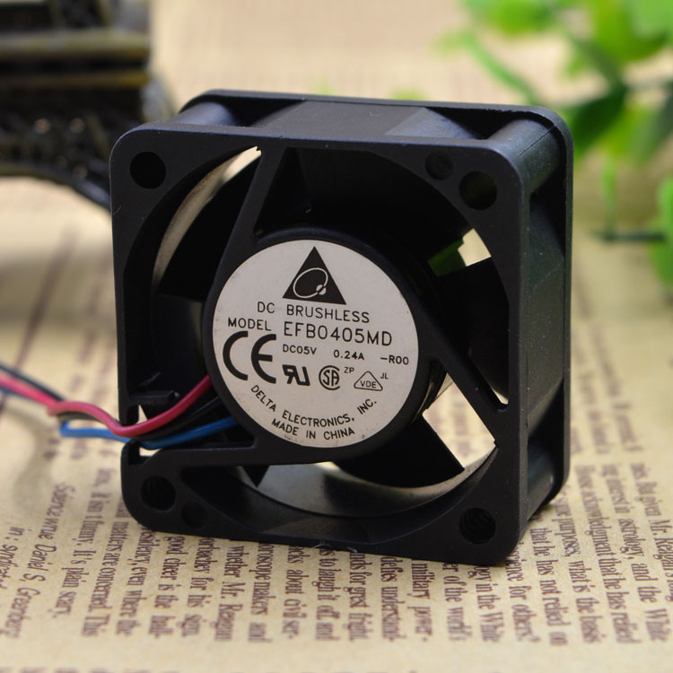 Delta 4020 4cm Efb0405Md-Roo 5V 0.24A Huawei Ar28-11 Server Fan Delta 4020 4cm Efb0405Md-Roo 5V 0.24A Huawei Ar28-11 Server Fan