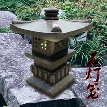 Stone carving stone lantern Bluestone antique floor-to-ceiling stone lighthouse custom-made Chinese-Japanese courtyard lawn park outdoor ornaments