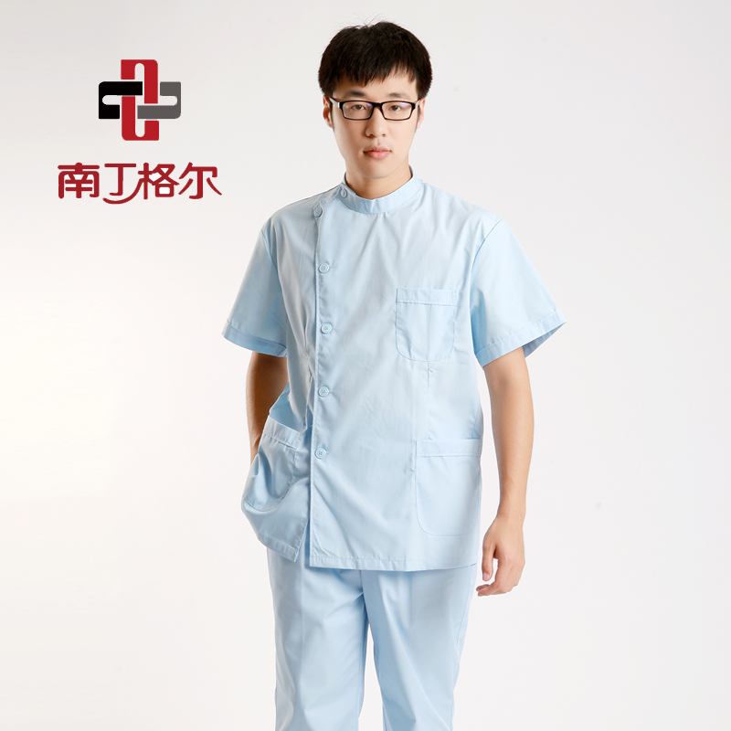 Nightinghouse Male nurse suit Split suit Summer suit Doctor suit Short sleeve dental suit Dental work clothes 