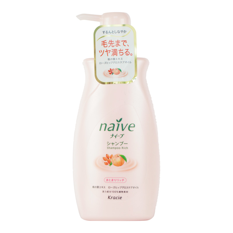 Kracie葵缇亚 植物洗发水(Shampoo) 550ml 玫瑰蜜桃