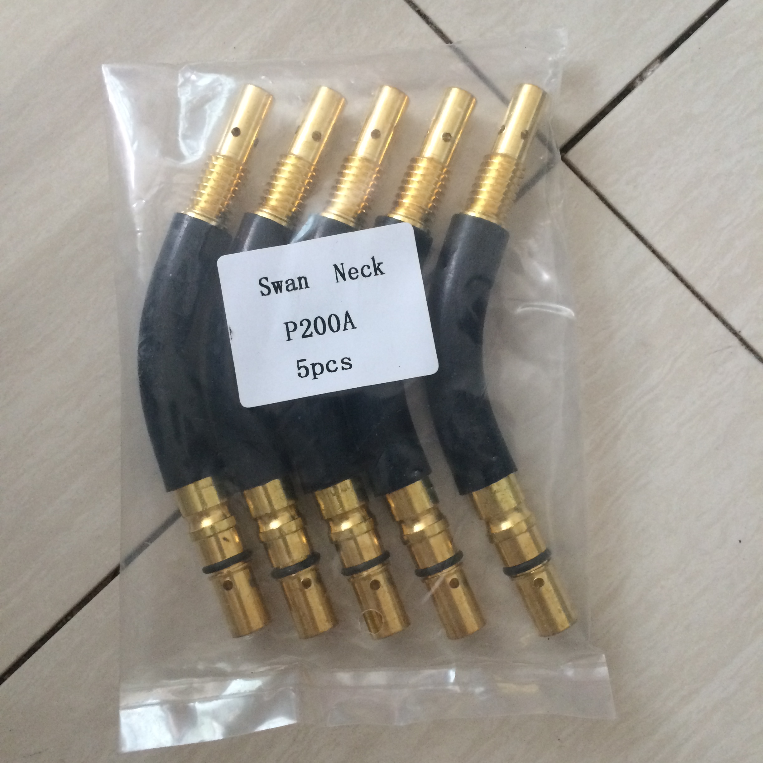 Wear-resistant and high temperature gas shielded welding gun elbow 200A 350A 500A carbon dioxide gas shielded welding gun barrel