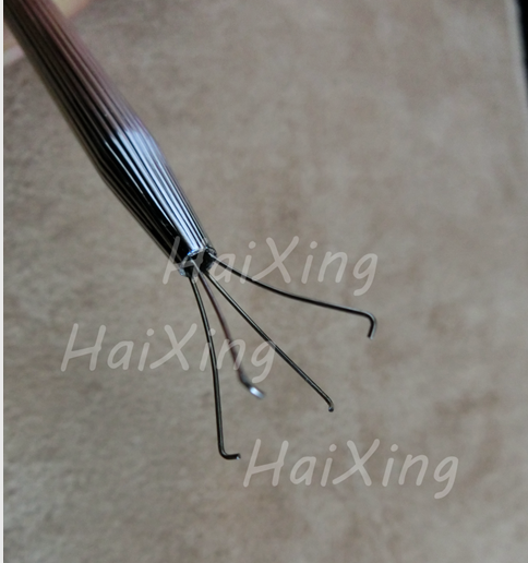 Diamond four paws diamond claw long jewel claw colored jewel emerald face claw jade tool nude stone claw grip