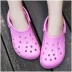 Crocs card Luo Chi giày nam và nữ Beiya bãi biển mùa hè Giày đế bằng chống sốc mang đôi dép lỗ 10126 - Giày thể thao / sandles giày sandal nam công sở Giày thể thao / sandles