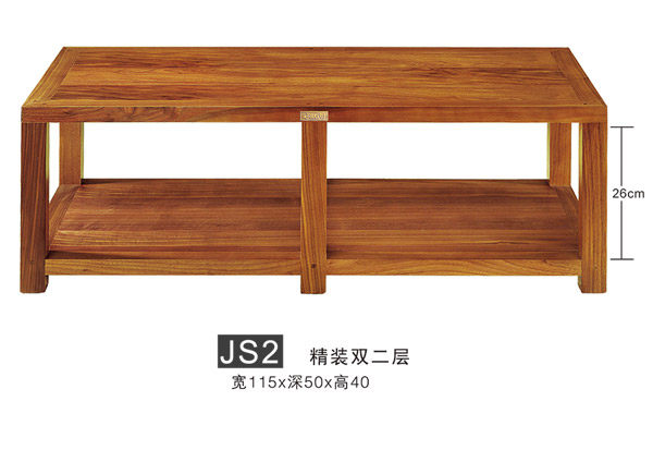 Jazz rack JS2 fine-fit double second floor power amplifier cabinet black walnut wood sound box frame HIFI sound equipment shelf