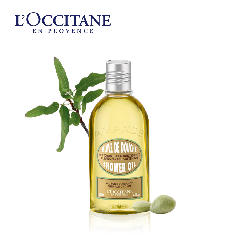L'occitane/欧舒丹甜扁桃沐浴油250ml/500ml