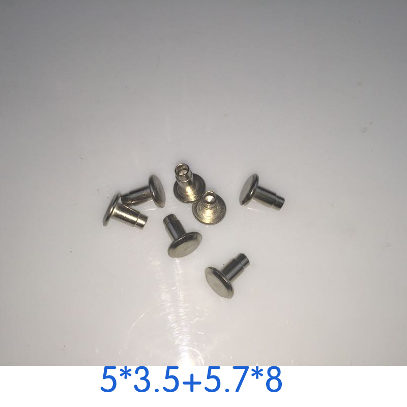 Mid-air step rivets Flat-headed willow ding step rivets Three steps mao ding Custom custom three-section rivets