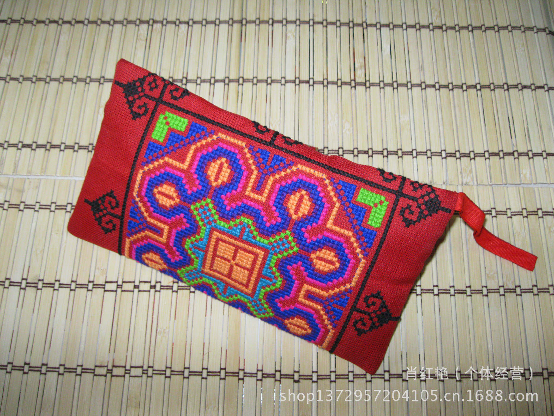 Cross-stitch wallet creative wallet handbag women's bag single-layer wallet wallet wallet long version wallet