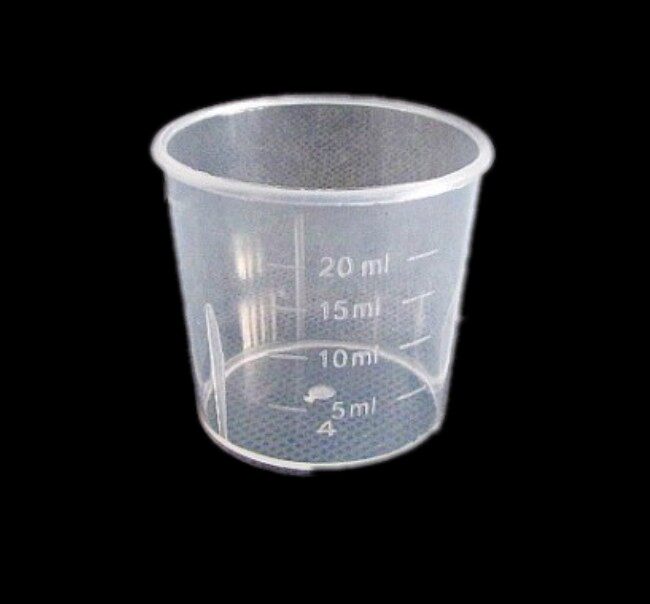 100 20ml measuring cup scale cup 20ml small measuring cup environmental protection PE plastic household measuring cup spot