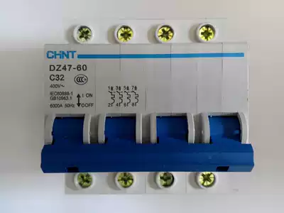 Chint mini circuit breaker air switch DZ47 4P 32A