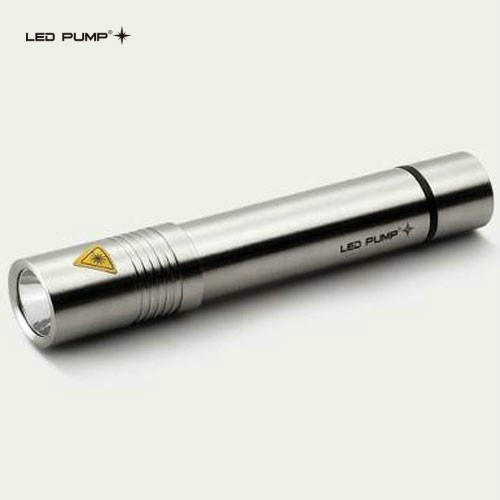 LED PUMP 大头升压不锈钢电筒 白色强光 L60100