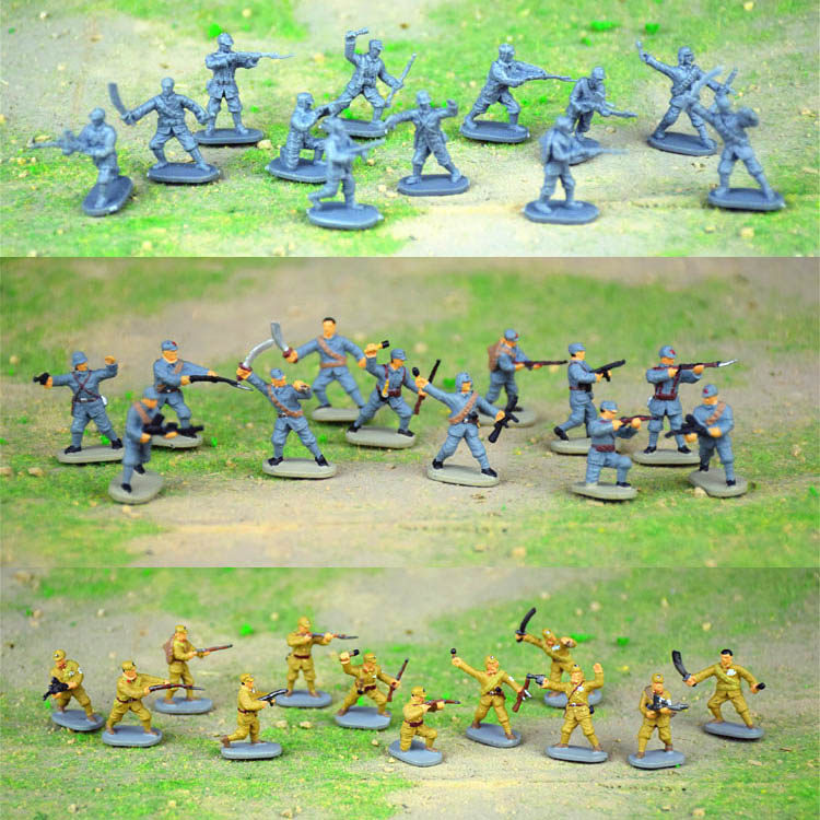 Caesar Caesar World War II Sand Disc Finished Soldier Model 1:72 China Red Army Eighth Route Army New Fourth Army Military