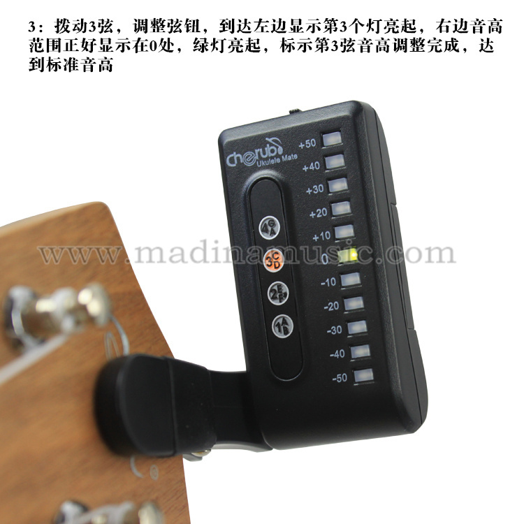 cherub WST-550U ukulele Special Tuner Tuner Tuner