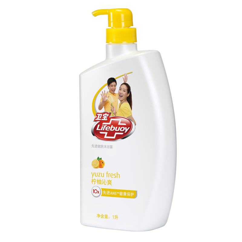 Lifebuoy/卫宝沐浴露 先进健肤沐浴露柠柚沁爽1000ml专柜正品